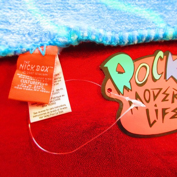 Heffer From Rockos Modern Life Blanket From Nick Box Exclusive - Picture 7 of 9